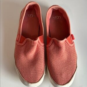 UGG Pink Sneakers Breathable Slip-On Comfort